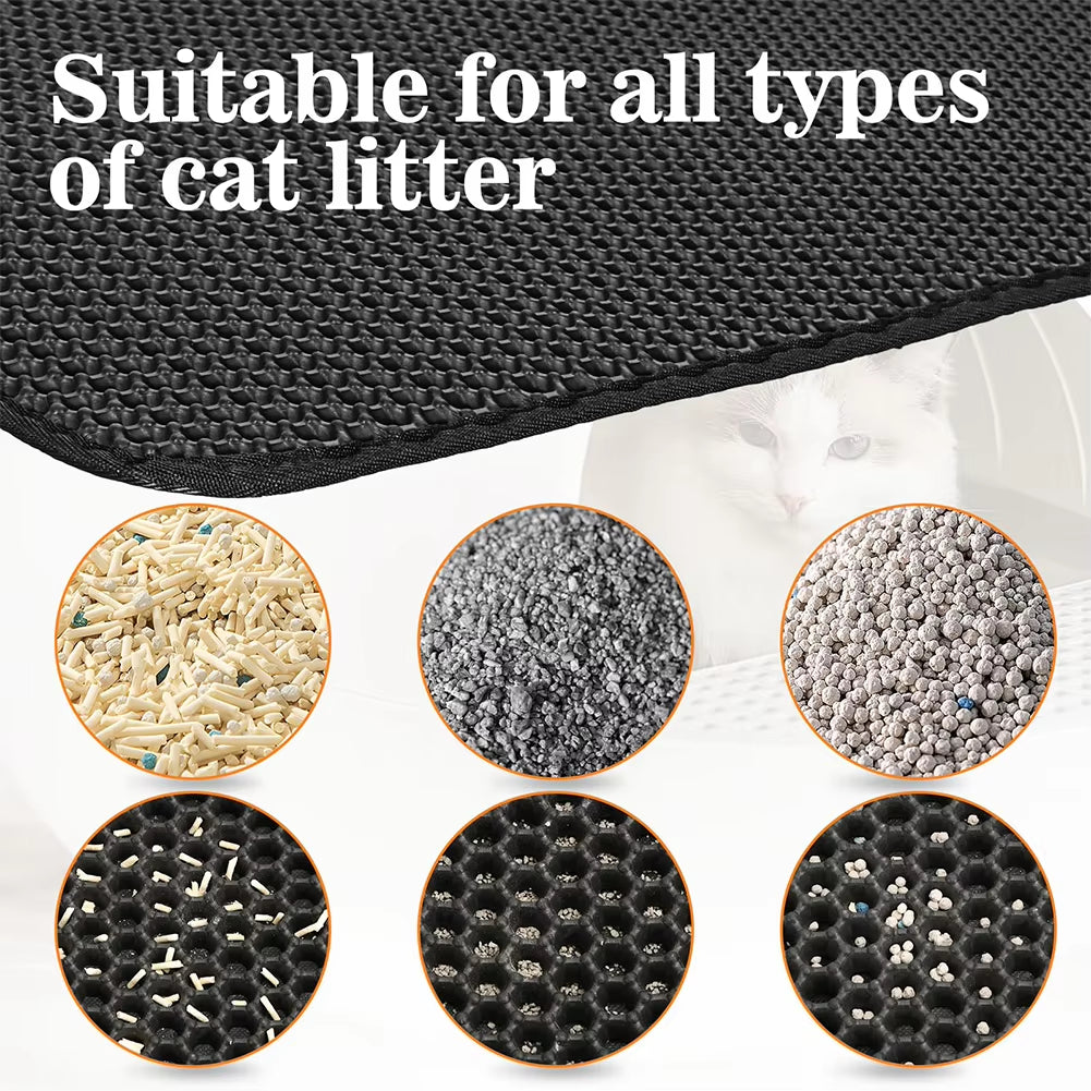 PawCatch™ Double Layer Waterproof Cat Litter Mat