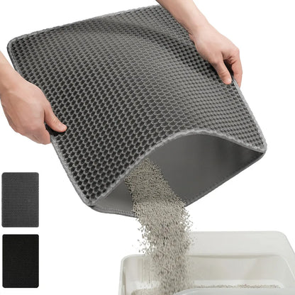 PawCatch™ Double Layer Waterproof Cat Litter Mat