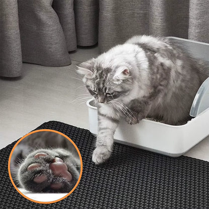 PawCatch™ Double Layer Waterproof Cat Litter Mat
