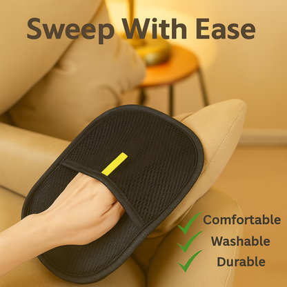 Fursweep pet brush/glove on couch