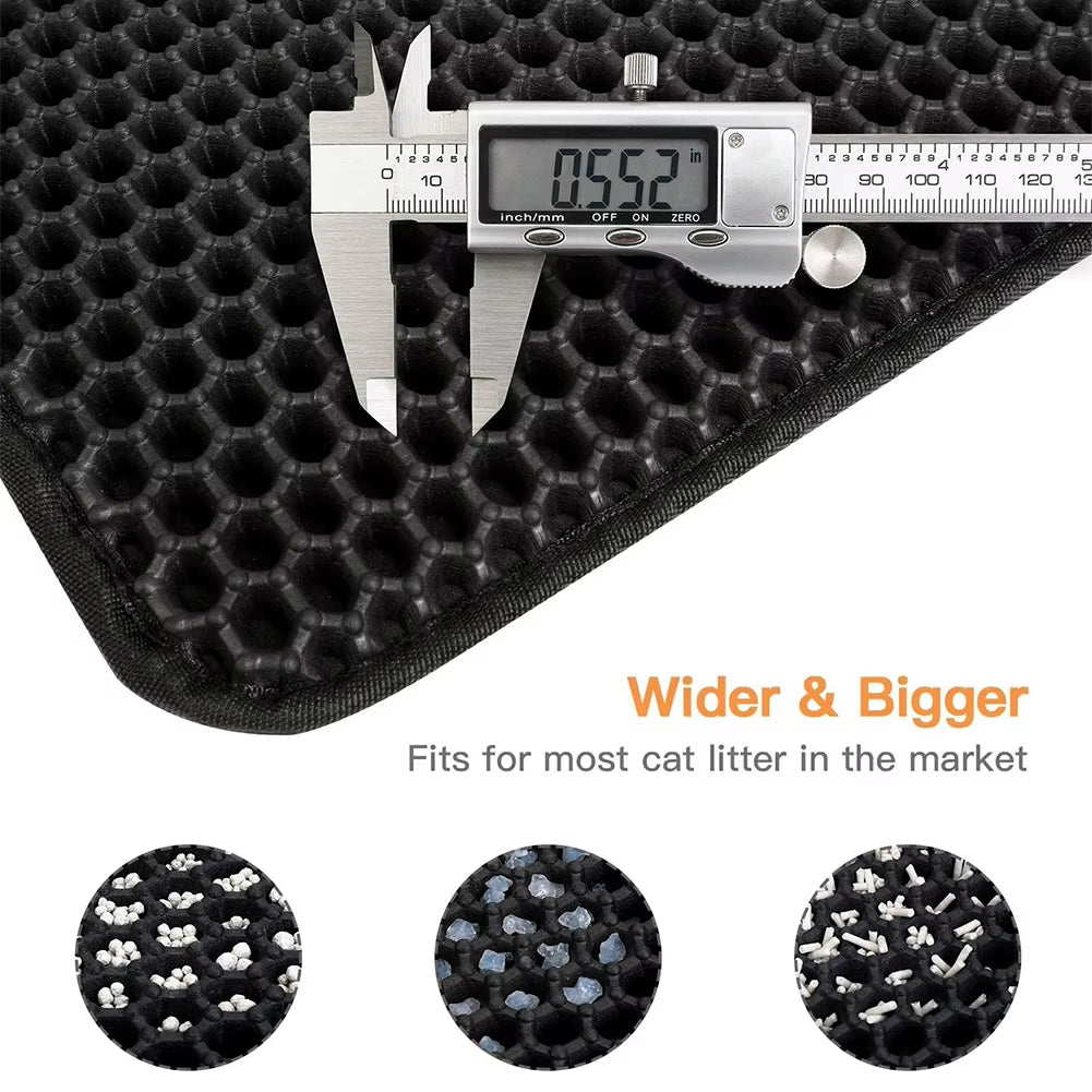 PawCatch™ Double Layer Waterproof Cat Litter Mat